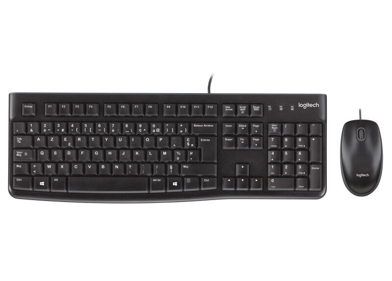 BE DT Logitech MK120 Zwart bedraad Retail