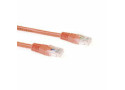 ACT Oranje 0,5 meter U/UTP CAT6A patchkabels met RJ45 connectoren