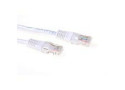 ACT Witte 0,5 meter U/UTP CAT5E patchkabel met RJ45 connectoren