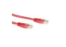 ACT Rode 5 meter U/UTP CAT5E patchkabel met RJ45 connectoren