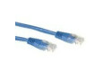 ACT Blauwe 0,5 meter U/UTP CAT5E patchkabel met RJ45 connectoren