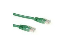 ACT Groene 0,5 meter U/UTP CAT5E patchkabel met RJ45 connectoren