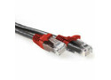 ACT Zwarte 0,50 meter U/UTP CAT6A patchkabel cross met RJ45 connectoren