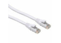 ACT Witte 0.50 meter U/UTP CAT6A patchkabel snagless met RJ45 connectoren