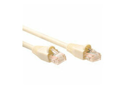 ACT Ivoor 0,5 meter U/UTP CAT5E patchkabel snagless met RJ45 connectoren