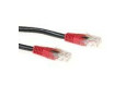 ACT Zwarte 2 meter U/UTP CAT6 patchkabel cross met RJ45 connectoren