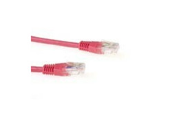 ACT Rode 0,5 meter LSZH U/UTP CAT6 patchkabel met RJ45 connectoren