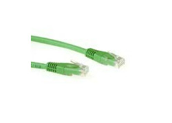 ACT Groene 0,5 meter LSZH U/UTP CAT6 patchkabel met RJ45 connectoren