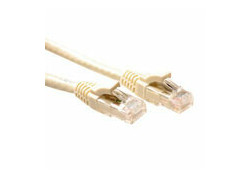 ACT Ivoor 0,5 meter U/UTP CAT5E patchkabel component level met RJ45 connectoren