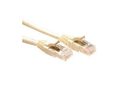 ACT Ivoor 5 meter U/UTP CAT5E patchkabel component level met RJ45 connectoren