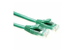 ACT Groene 0,5 meter U/UTP CAT6 patchkabel component level met RJ45 connectoren