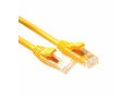 ACT Gele 0,5 meter U/UTP CAT6 patchkabel component level met RJ45 connectoren