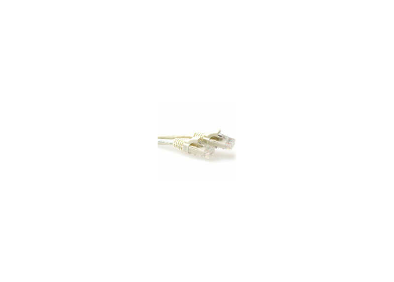 ACT Ivoor 0,5 meter U/UTP CAT6 patchkabel snagless met RJ45 connectoren