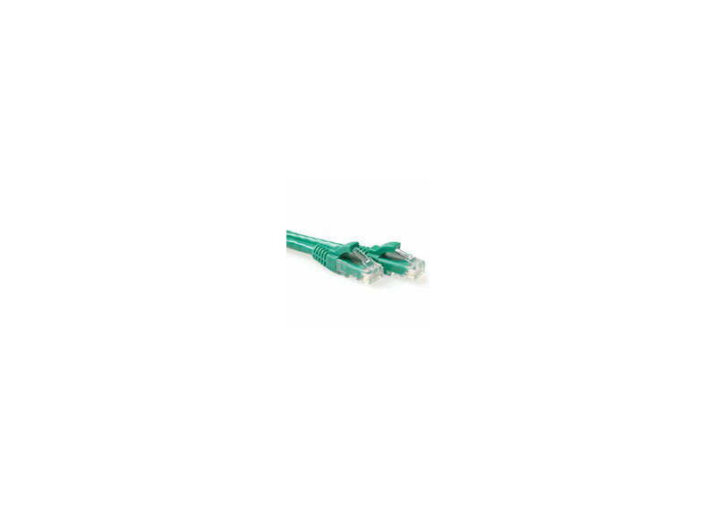 ACT Groene 0,5 meter U/UTP CAT6 patchkabel snagless met RJ45 connectoren