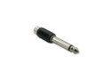 Tulp female naar 6,3mm jack male mono adapter