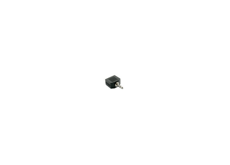 3,5mm jack stereo male naar 2 x 3,5mm jack stereo female adapter