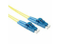 ACT 0.5 meter LSZH Singlemode 9/125 OS2 short boot glasvezel patchkabel duplex met LC connectoren