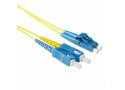 ACT 3 meter LSZH Singlemode 9/125 OS2 short boot glasvezel patchkabel duplex met LC en SC connectoren