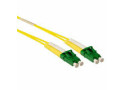 ACT 0,5 meter LSZH Singlemode 9/125 OS2  glasvezel patchkabel duplex met LC/APC8 connectoren