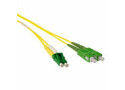 ACT 5 meter LSZH Singlemode 9/125 OS2  glasvezel patchkabel duplex met LC/APC8 en SC/APC8 connectoren