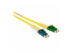 ACT 3 meter LSZH Singlemode 9/125 OS2  glasvezel patchkabel duplex met LC/APC en LC/UPC connectoren