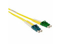 ACT 5 meter LSZH Singlemode 9/125 OS2  glasvezel patchkabel duplex met LC/APC en LC/UPC connectoren