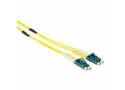 ACT 10 meter Singlemode 9/125 OS2 duplex ruggedized fiber kabel met LC connectoren