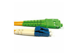 ACT 10 meter LSZH Singlemode 9/125 OS2  glasvezel patchkabel duplex met SC/APC en LC/UPC connectoren