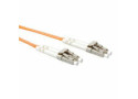 ACT 0,5 meter LSZH Multimode 62.5/125 OM1 glasvezel patchkabel duplex met LC connectoren