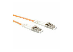 ACT 0,5 meter LSZH Multimode 62.5/125 OM1 glasvezel patchkabel duplex met LC connectoren