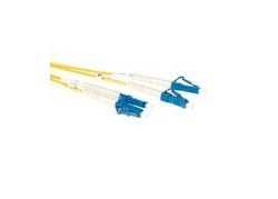 ACT 10 meter LSZH Singlemode 9/125 OS2  glasvezel patchkabel duplex met LC connectoren