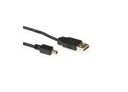 ACT USB 2.0 A male - USB mini B male  1,80 m