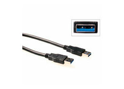 ACT USB 3.0 A male - USB A male  2,00 m