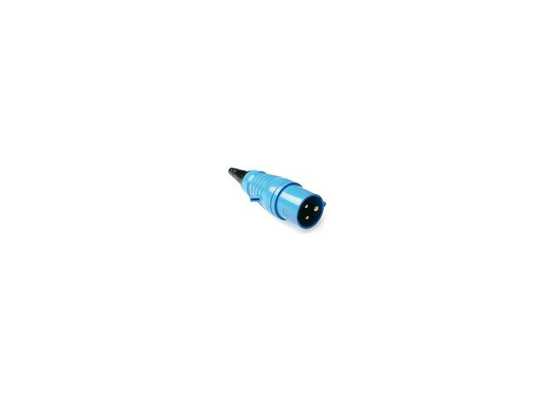 3 polige CEE Power Connector 16A 230V in het blauw