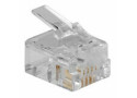 ACT RJ11 (6P/4C) modulaire connector voor platte kabel