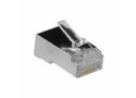 ACT RJ45 (8P/8C)  afgeschermde modulaire connector voor ronde kabel met soepele aders