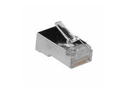 ACT RJ45 (8P/8C)  afgeschermde modulaire connector voor ronde kabel met soepele aders