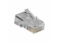 ACT RJ45 (8P/8C) modulaire connector voor ronde kabel met soepele aders