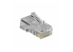 ACT RJ45 (8P/8C) modulaire connector voor ronde kabel met soepele aders