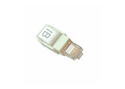 ACT RJ45 (8P/8C) toolless modulaire connector voor ronde kabel