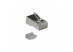 ACT RJ45 (8P/8C) CAT5E afgeschermde modulaire connector voor ronde kabel met massieve of soepele aders