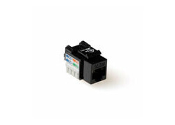 ACT Keystone Jack CAT5E unshielded down zwart