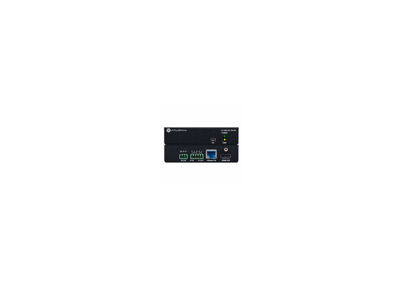 Atlona 4K HDMI/HDBaseT receiver met PoE, IR en RS-232 control 70 meter