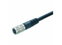 Binder Serie 712 3 polige M9 female connector met PUR kabel 2m