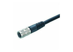 Binder Serie 712 3 polige M9 female connector met PUR kabel 2m