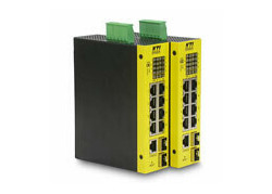 KTI Networks Industriële  10 poorts L2  managed Gigabit switch met 2 SFP poorten