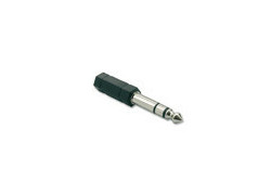 Lumberg 6,3mm jack male stereo naar 3,5mm jack female stereo adapter