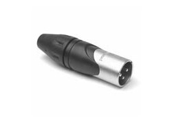 Amphenol 3 polige XLR kabeldeel male AX series