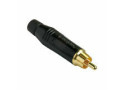 Amphenol RCA Connector male in het zwart