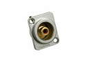 Amphenol RCA Socket in D shell behuizing in het wit